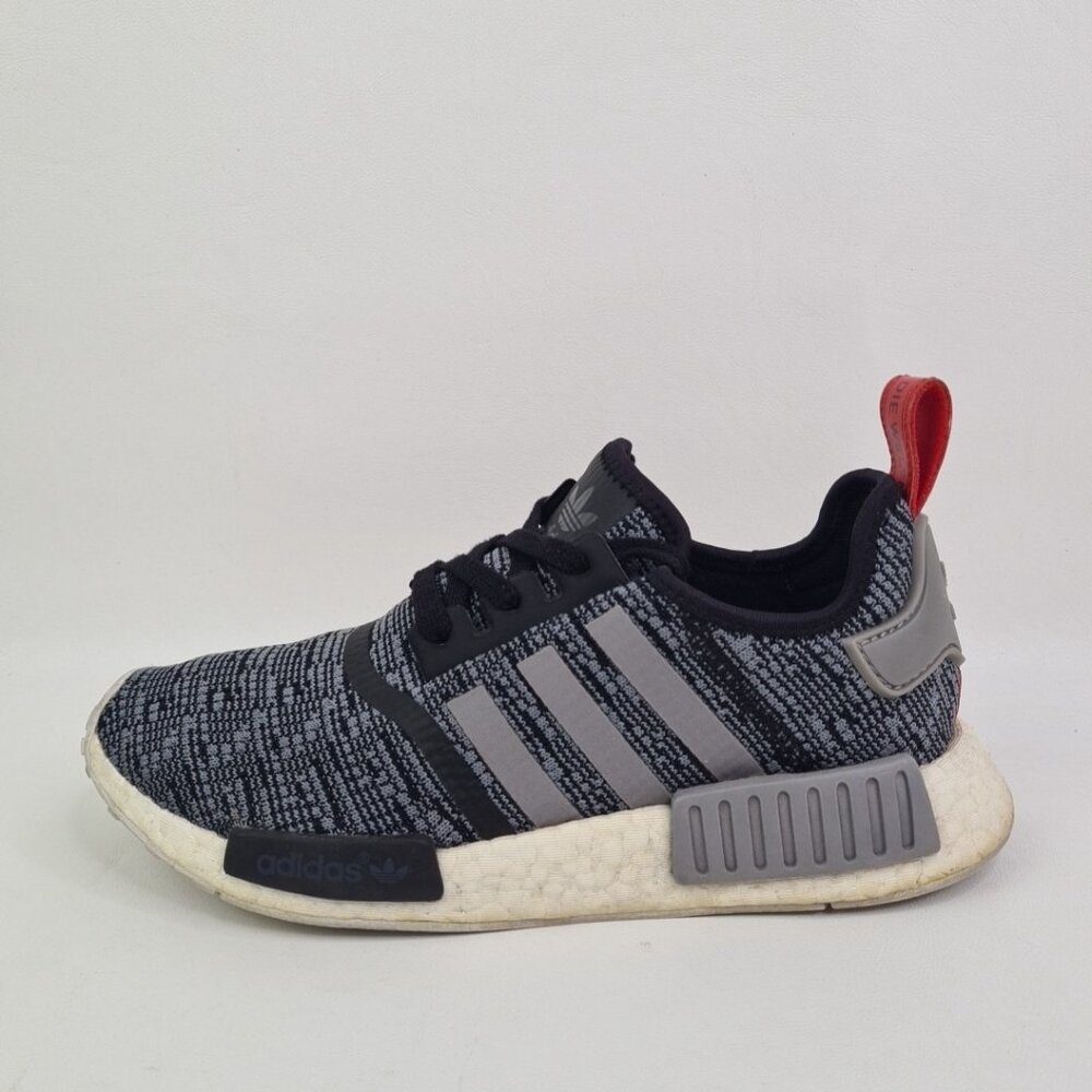 Adidas NMD R1 Glitch Core Athletic Sneakers Men Black Camo Shoes SZ 8